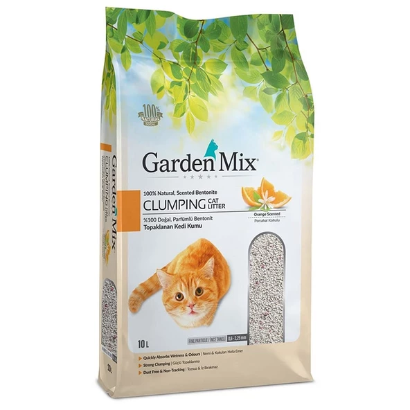 Gardenmix Bentonit Portakallı İnce 10L ürün görseli 1