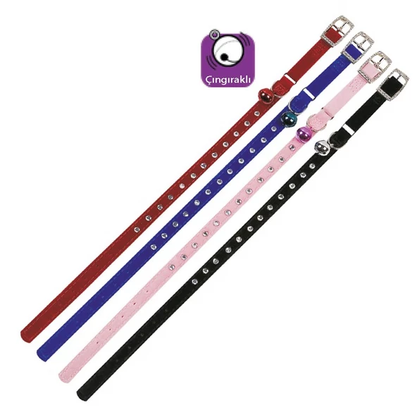 Karlie Kadife Taşlı Kedi Boyun Tasma 30Cm-10Mm ürün görseli 1