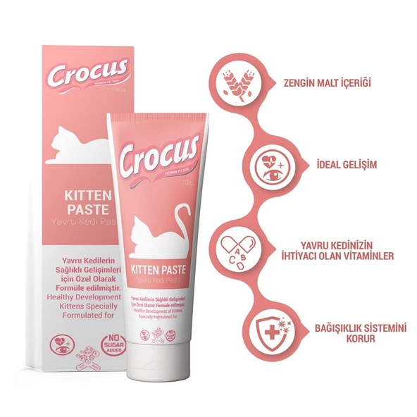 Crocus Kedi Kitten Malt Macunu 100 Gram ürün görseli 1