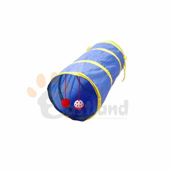Eastland Çıngıraklı Kedi Tüneli 25x55 Cm ürün görseli 1