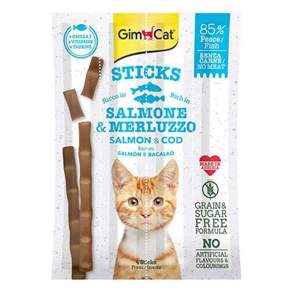 Gimcat Sticks Alabalıklı Ve Somonlu 4 Parça ürün görseli 1