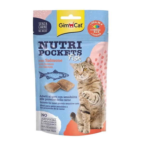 GimCat Kedi Ödül Tableti Np Fısh Wıth Salmon 60gr ürün görseli 1