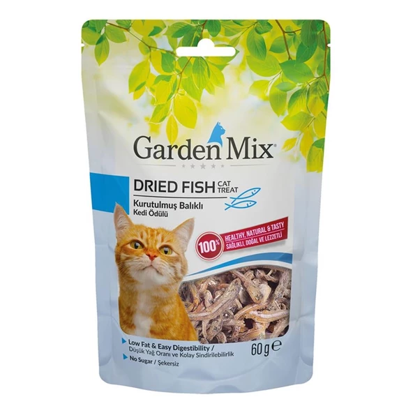 Garden Mıx Kurutulmuş Balıklı Kedi Ödülü 60 Gr ürün görseli 1