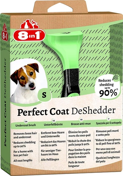 8in1 Perfect Coat DeShedder Furminator Küçük Irk Köpek Tarağı Small ürün görseli 1