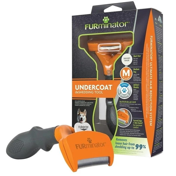 Furminator Kısa Tüylü Orta Irk Köpek Tarağı Medium ürün görseli 1