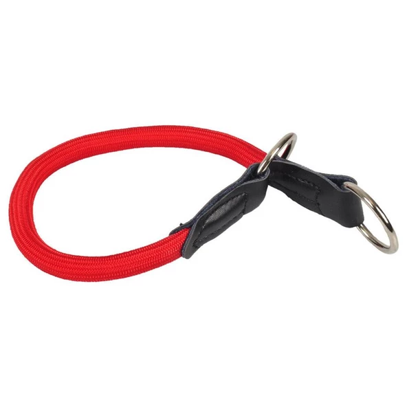 Karlie Suni Deri Eğitim Tasma Kırmızı 50x1,2cm ürün görseli 1
