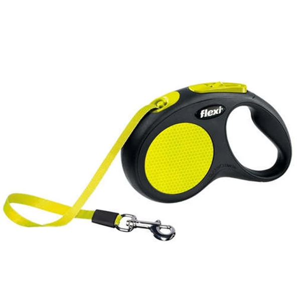 Flexi Neon Otomatik Şerit Tasma Large 5 Mt 50 kg ürün görseli 1