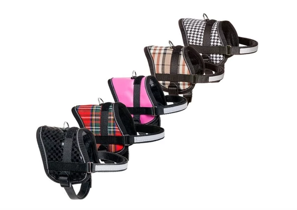 Karlie Reflektörlü Göğüs Tasma XS 26-35cm Bej Renkli ürün görseli 1