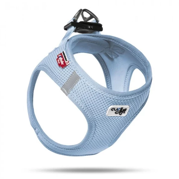 Curli Air-Mesh Küçük Irk Köpek Göğüs Tasması 26-30cm Açık Mavi 3XS ürün görseli 1