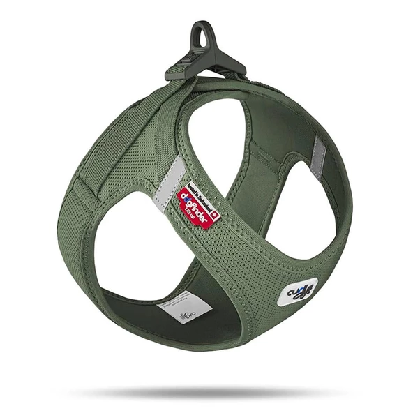 Curli Vest Göğüs Tasması Clasp Air-Mesh Moss Yeşil 3XS ürün görseli 1