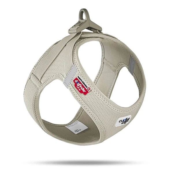 Curli Vest Göğüs Tasması Clasp Air-Mesh Bej 3XS ürün görseli 1