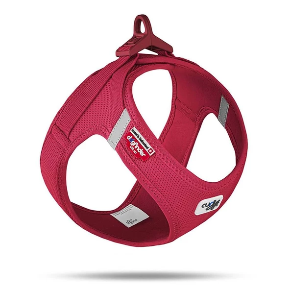 Curli Vest Göğüs Tasması Clasp Air-Mesh Kırmızı 3XS ürün görseli 1