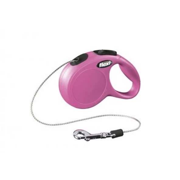 Flexi New Classic Small 5 Mt İp Pembe ürün görseli 1