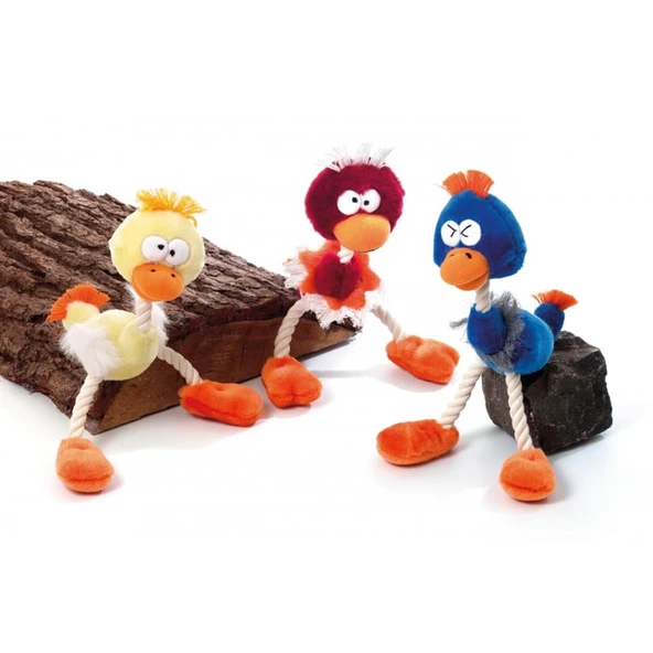 Karlie İpli Peluş Kuş 30X10 Cm Karışık Renkli ürün görseli 1