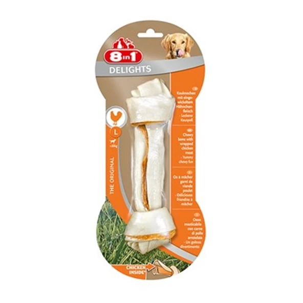 8in1 Delights Bones Köpekler İçin Ağız Bakım Kemiği Large ürün görseli 1