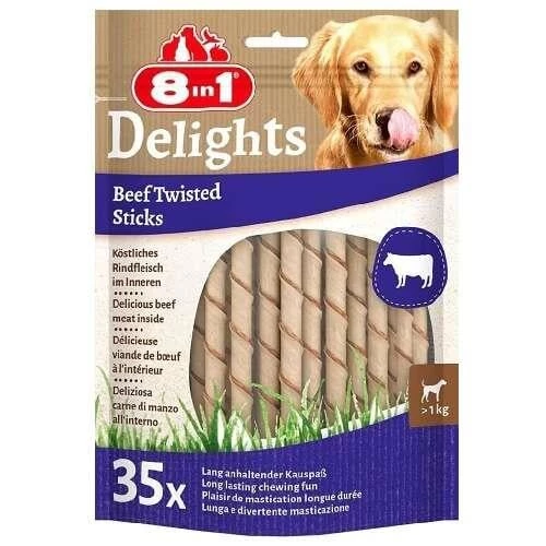 8in1 Delights Köpekler için Biftekli Ödül Çubuğu 35 Adet ürün görseli 1