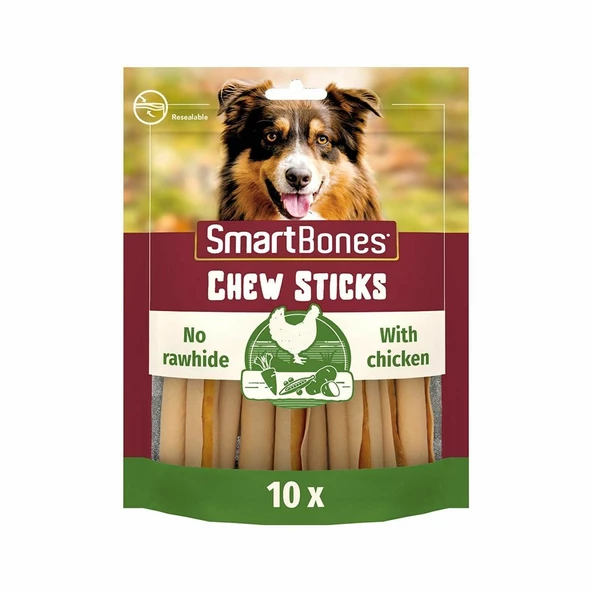 Smart Bones Tavuklu Sticks Köpek Ödülü 10lu 200 gr ürün görseli 1