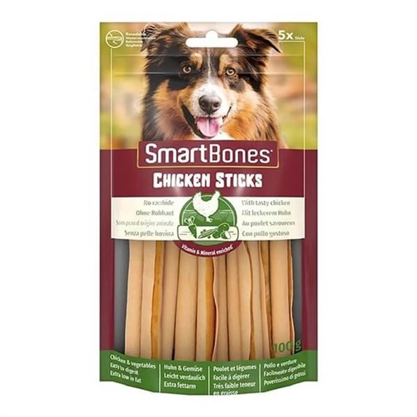 SmartBones Tavuklu Stick Köpek Ödül Çubuğu (5li) 100gr ürün görseli 1