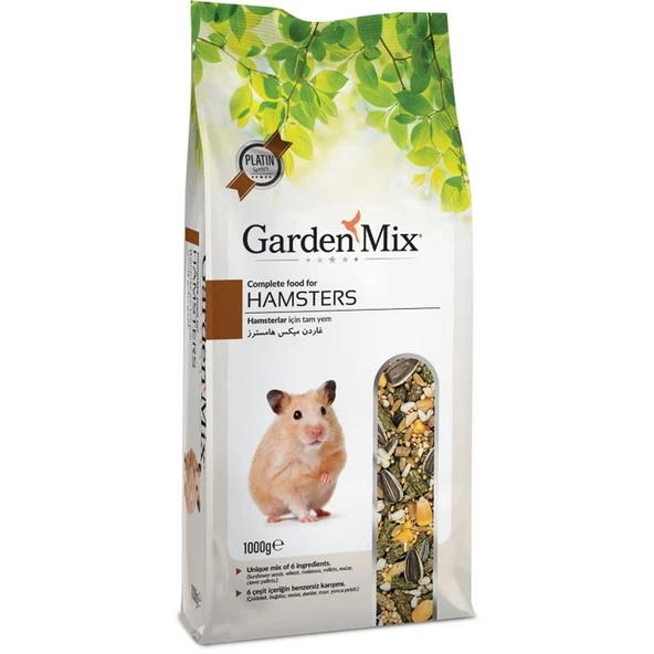 Gardenmix Platin Hamster Yemi 1Kg ürün görseli 1