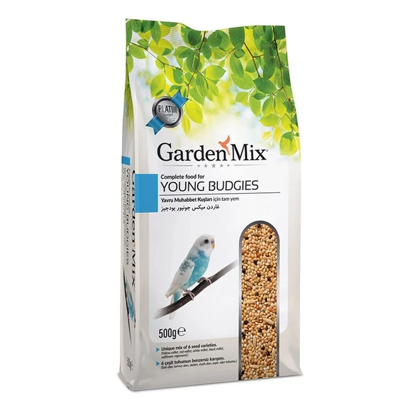 Gardenmix Platin Yavru Muhabbet Kuş Yemi 500G ürün görseli 1