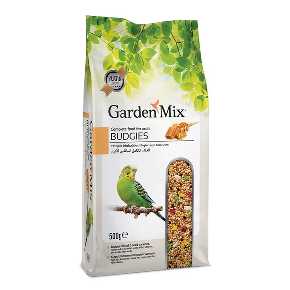 Gardenmix Platin Ballı Muhabbet Kuş Yemi 500G ürün görseli 1