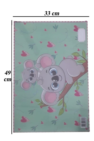 Beslenme Bezi Yıkanabilir 33x49 cm 1 Adet Koala Beslenme Örtüsü Okul Öncesi Kreş Anasınıfı İlkokul İçin İdeal ürün görseli 1