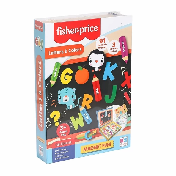 FP 13410 Fisher Price Baby Puzzle Letters Colors -KS Puzzle ürün görseli 1