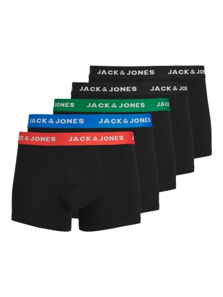 JACK JONES Erkek 5 li Siyah Renk Boxer 12142342 ürün görseli 1