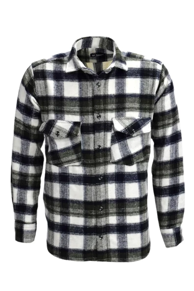 Erkek Çift Cepli Kapaklı Regular Fit Oduncu Gömlek BGL-ST03256 ürün görseli 1