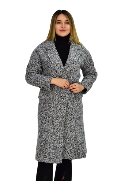 Kadın Buklet Kaşe Kaban K3146 BGL-ST03284 ürün görseli 1