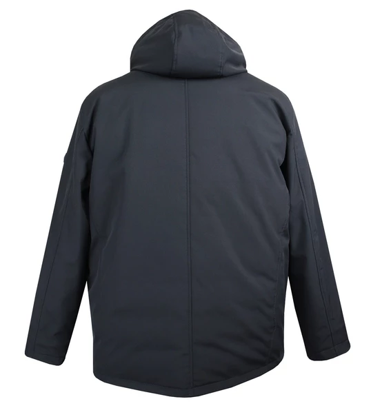 Büyük Beden Dolgulu Softshell Mont Antrasit - Resim 3