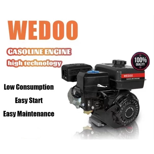 Wedoo Tek Motor 6.5 HP Benzinli İpli Kamalı ürün görseli 1