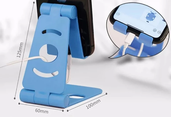 Masaüstü Katlanabilir Telefon Tablet Standı - Resim 2
