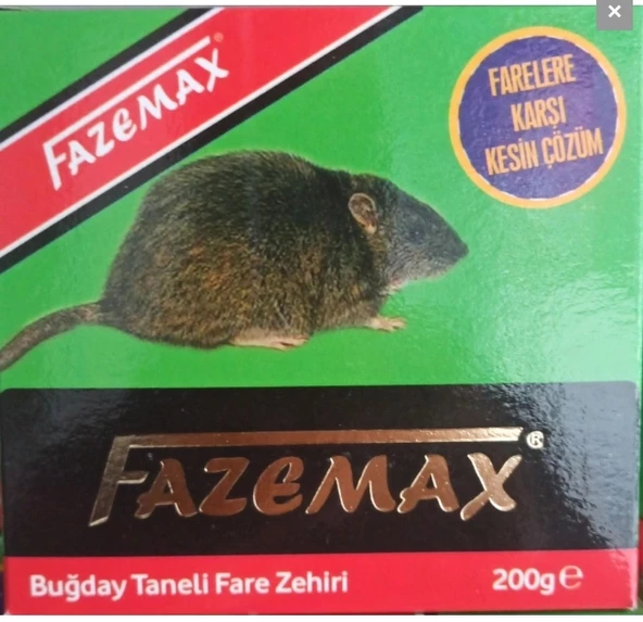 Fazemax Buğday Taneli Fare Zehri 200 gr ürün görseli 1