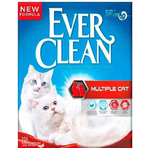 Ever Clean Multiple Cat Doğal Kedi Kumu 10 lt - Resim 2