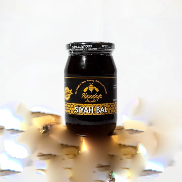 SİYAH BAL( Kazdağları Meşe-Kestane Balı ) 500g ürün görseli 1