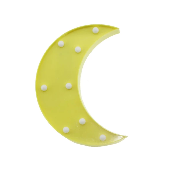 24cm Led Işıklı Plastik Ay Dede Gece Lambası - Resim 5