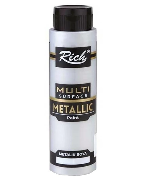 Rich Master Metalik Akrilik Boya Gümüş 500 cc ürün görseli 1
