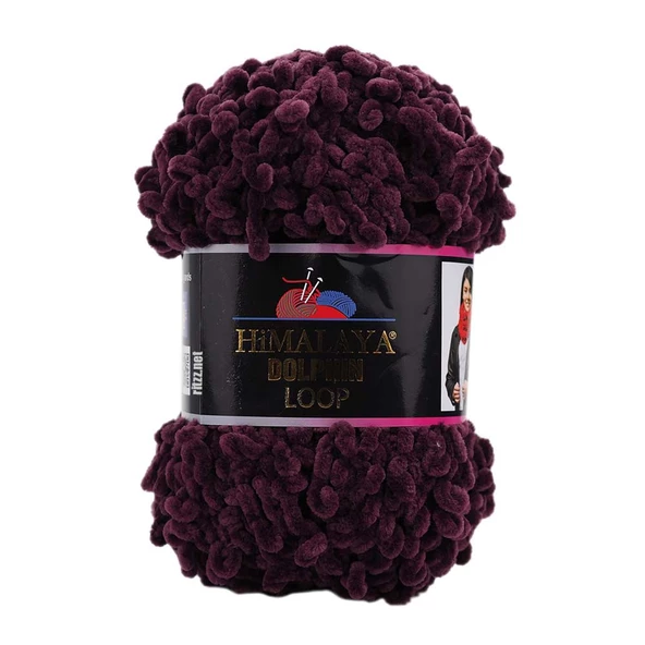 Himalaya Dolphin Loop 112-22 Patlıcan Moru - Resim 2