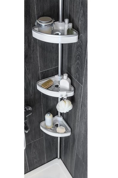 Primanova N38 Yaylı Banyo Köşe Rafı Venta - Resim 3