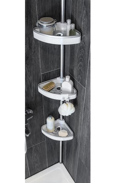 Primanova N38 Yaylı Banyo Köşe Rafı Venta ürün görseli 1