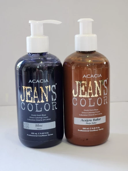 Jean's Color Mavi-Akaju Bakır 250 ml 2li set ürün görseli 1