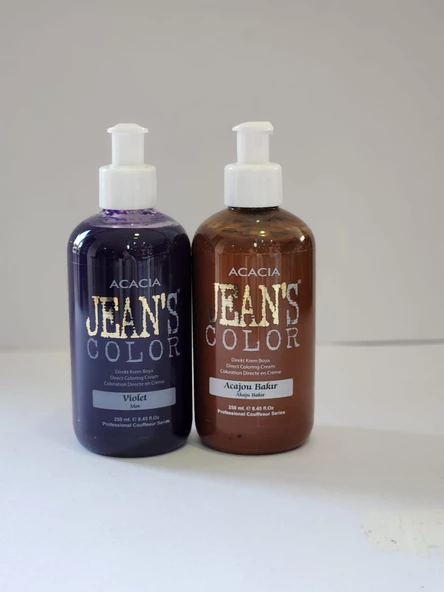 Jean's Color Mor-Akaju Bakır 250ml 2li Set ürün görseli 1