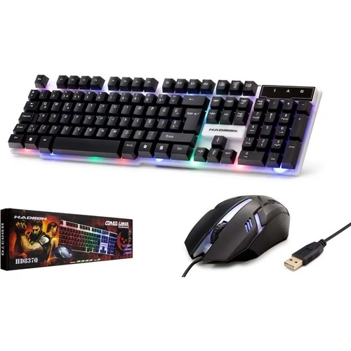 Hadron H837Q Klavye & Mouse Set Oyun Ledli Q ürün görseli 1