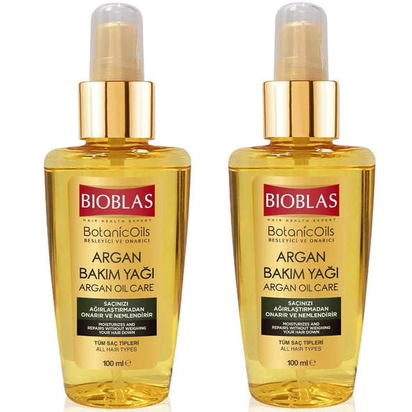 Bioblas Botanic Oils Argan Saç Bakım Yağı 100 ml 2 ADET ürün görseli 1