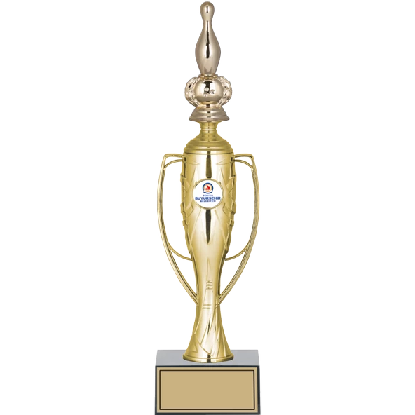 ODAK KUPA - Figürlü Kupalar - Bowling / Labut Figürlü Kupalar FG-025 A - 34 cm ürün görseli 1