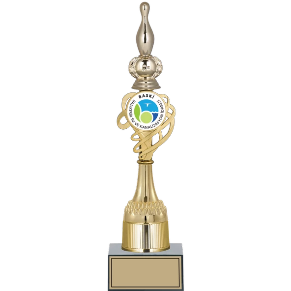 ODAK KUPA - Figürlü Kupalar - Bowling / Labut Figürlü Kupalar FG-033 B - 37 cm ürün görseli 1