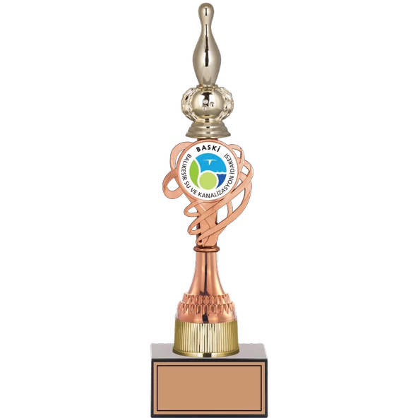 ODAK KUPA - Figürlü Kupalar - Bowling / Labut Figürlü Kupalar FG-036 C - 34 cm ürün görseli 1