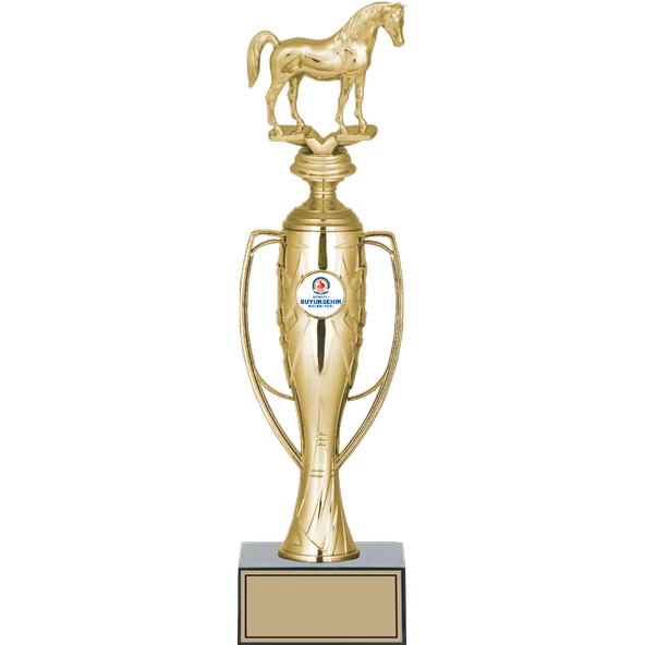 ODAK KUPA - Figürlü Kupalar - At Figürlü Kupalar FG-026 C - 36 cm ürün görseli 1