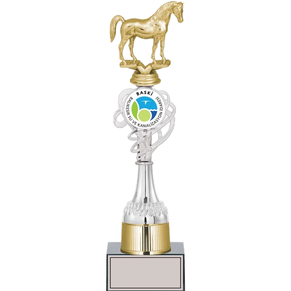 ODAK KUPA - Figürlü Kupalar - At Figürlü Kupalar FG-036 B - 37 cm ürün görseli 1